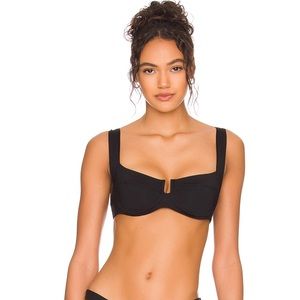 NWT L Space Camellia top in black size DD